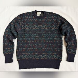 Vtg Tricots St Raphael Mens Wool Sweater Size L Fits M